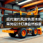 现代简约风灰色原木色采光设计打造自然感居所（图4）