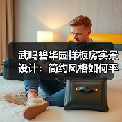 武鸣碧华园样板房实景设计：简约风格如何平衡美观与实用？（图3）