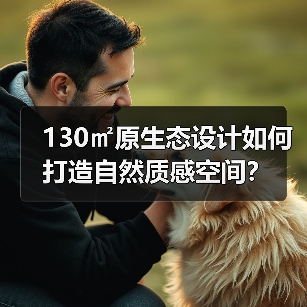130㎡原生态设计如何打造自然质感空间？（图2）