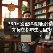 380㎡别墅样板间设计：如何在都市生活里找回仪式感？（图4）