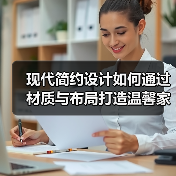 现代简约设计如何通过材质与布局打造温馨家？（图4）