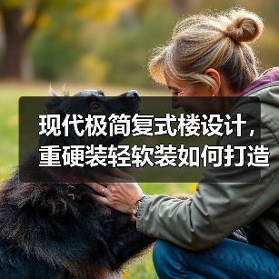 现代极简复式楼设计，重硬装轻软装如何打造空间感？（图4）