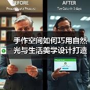 手作空间如何巧用自然光与生活美学设计打造完美场景?(图2) 手作空间如何巧用自然光与生活美学设计打造完美场景?(图2)