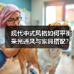 现代中式风格如何平衡采光通风与家具搭配？