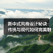 新中式风格设计秘诀：传统与现代如何完美融合？