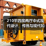 210平四房两厅中式现代设计，传统与现代如何融合？