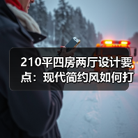 210平四房两厅设计要点：现代简约风如何打造舒适空间？（图4）