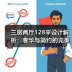 三房两厅128平设计解析：奢华与简约的完美平衡