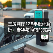 三房两厅128平设计解析：奢华与简约的完美平衡（图3）