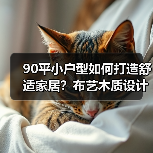 90平小户型如何打造舒适家居？布艺木质设计灵感（图3）