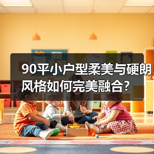 90平小户型柔美与硬朗风格如何完美融合？（图3）