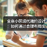 金泉小区现代简约设计：如何通过合理布局实现舒适生活空间？（图2）