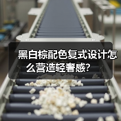 黑白棕配色复式设计怎么营造轻奢感？（图2）