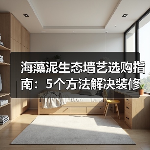 海藻泥生态墙艺选购指南:5个方法解决装修墙面材料难题(图3) 海藻泥生态墙艺选购指南:5个方法解决装修墙面材料难题(图3)