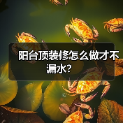 阳台顶装修怎么做才不漏水？（图3）