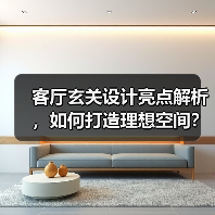 客厅玄关设计亮点解析，如何打造理想空间？