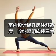 室内设计提升居住舒适度,收纳照明软装三大搭配方法(图1) 室内设计提升居住舒适度,收纳照明软装三大搭配方法(图1)