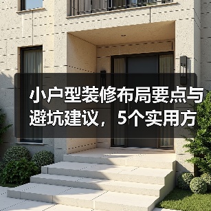 小户型装修布局要点与避坑建议,5个实用方法(图4) 小户型装修布局要点与避坑建议,5个实用方法(图4)