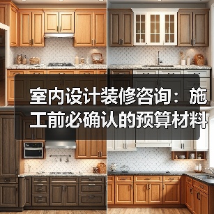 室内设计装修咨询:施工前必确认的预算材料风格细节(图4) 室内设计装修咨询:施工前必确认的预算材料风格细节(图4)