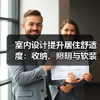 室内设计提升居住舒适度:收纳、照明与软装三大核心方法(图2) 室内设计提升居住舒适度:收纳、照明与软装三大核心方法(图2)