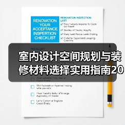 室内设计空间规划与装修材料选择实用指南2026(图2) 室内设计空间规划与装修材料选择实用指南2026(图2)