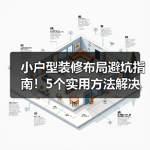 小户型装修布局避坑指南！5个实用方法解决空间难题（图3）