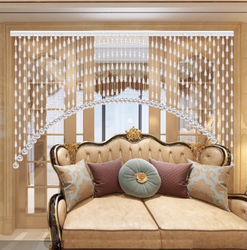 家居装饰趋势更新:水晶帘子珠定制成高端家庭与样板间热门选择(图1) 家居装饰趋势更新:水晶帘子珠定制成高端家庭与样板间热门选择(图1)