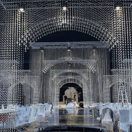 灵泉装饰设计案例 | 高端水晶帘子珠家居空间实景展示(图3) 灵泉装饰设计案例 | 高端水晶帘子珠家居空间实景展示(图3)