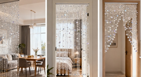 如何选择水晶珠帘装饰？掌握5个关键技巧提高家居美感(图2)