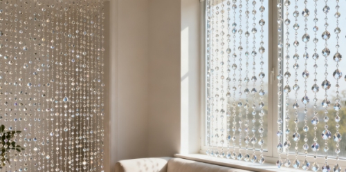 水晶帘子珠帘设计灵感:打造独特空间氛围的技巧与案例解析(图3) 水晶帘子珠帘设计灵感:打造独特空间氛围的技巧与案例解析(图3)