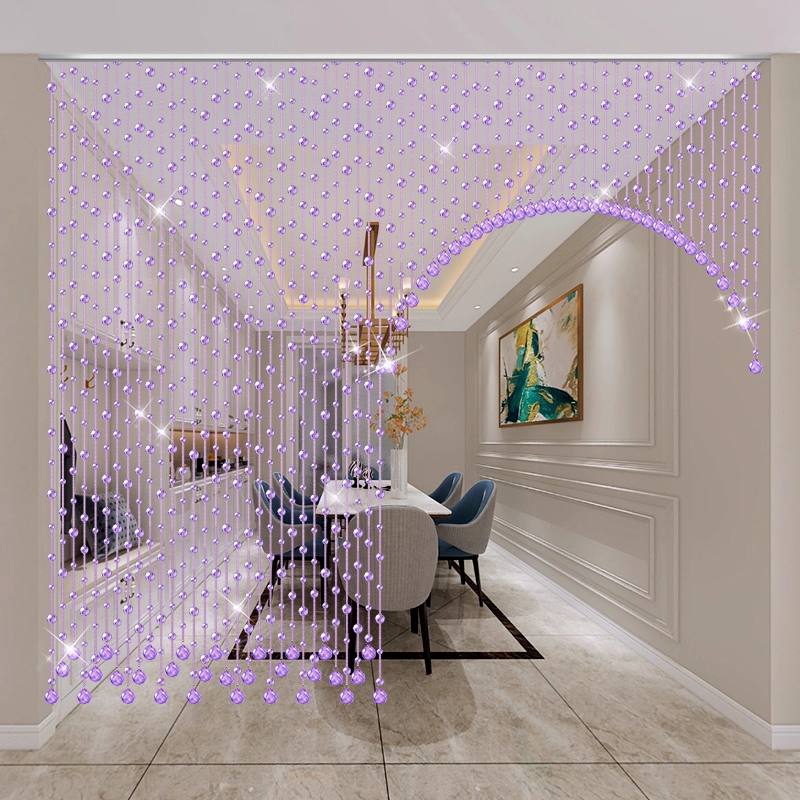 新中式艺术空间设计 | 水晶帘子珠打造东方雅韵与轻奢质感(图2)