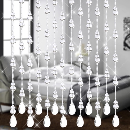 灵泉装饰资讯中心 - 水晶珠帘设计、定制案例与家居艺术趋势(图2)