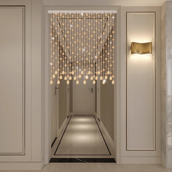 【如何运用水晶帘子珠、窗帘打造奢华空间】(图3)