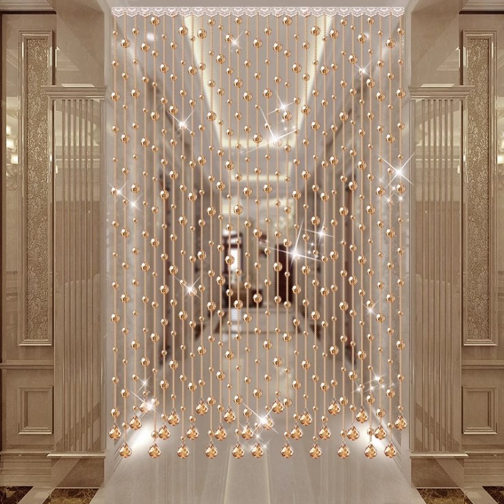 水晶帘子珠、窗帘哪个好？家居装饰选购指南(图2)